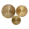 Kirkland's Home En Ribbed Sunburst Wall Plates, Set Of 3- Wall Plaques