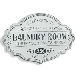 Kirkland's Home Enamel Laundry Room Wall Plaque- Wall Quotes & Signs