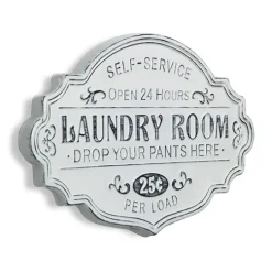 Kirkland's Home Enamel Laundry Room Wall Plaque- Wall Quotes & Signs