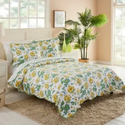 Kirkland's Home English Meadow 3-Pc. Queen Quilt Set- Quilts