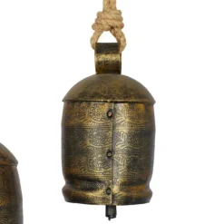 Kirkland's Home Engraved Hanging Decorative Bells, Set Of 3- Decorative Accents