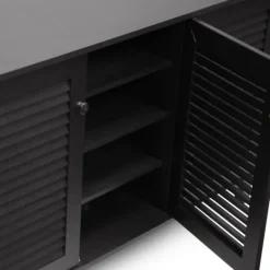 Kirkland's Home Espresso 3-Door Wood Cabinet- Cabinets & Sideboards