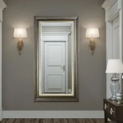 Kirkland's Home Espresso Framed Leaner Mirror- Full Length & Floor Mirrors