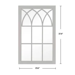 Kirkland's Home Espresso Grandview Arched Frame Wall Mirror- Decorative Mirrors
