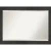 Kirkland's Home Espresso Plank Beveled Mirror- Framed Mirrors