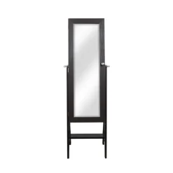 Kirkland's Home Espresso Wood Mirror Armoire- Full Length & Floor Mirrors