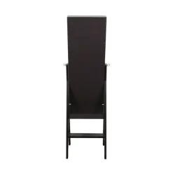 Kirkland's Home Espresso Wood Mirror Armoire- Full Length & Floor Mirrors
