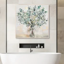 Kirkland's Home Essential S I Framed Canvas Print, 35X35 In.- Canvas Art
