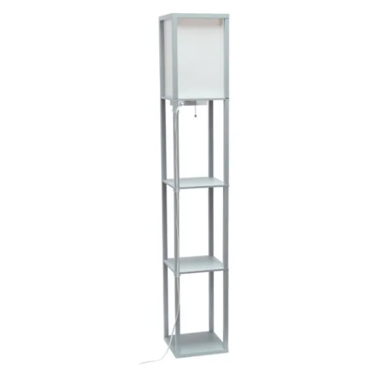 Kirkland's Home Etagere Shelf Charging Floor Lamp- Floor Lamps