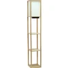 Kirkland's Home Etagere Shelf Charging Floor Lamp- Floor Lamps