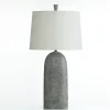 Kirkland's Home Etched Gray Transitional Table Lamp- Table Lamps