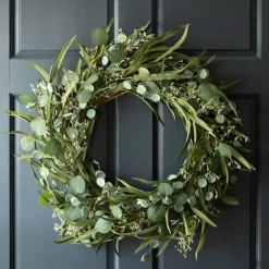 Kirkland's Home Eucalyptus And Bamboo Leaves Wreath- Wreaths