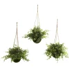 Kirkland's Home Eucalyptus And Berry Hanging Baskets, Set Of 3- Arrangements & Greenery