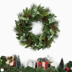 Kirkland's Home Eucalyptus And Pineberry Refresh Wreath- Wreaths