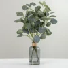 Kirkland's Home Eucalyptus Arrangement In Gray Bottle Vase- Arrangements & Greenery