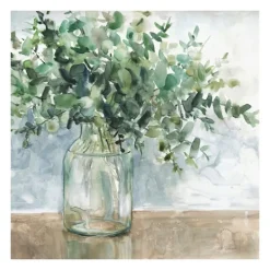 Kirkland's Home Eucalyptus Bouquet Giclee Canvas Print, 30X30 In.- Canvas Art