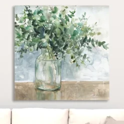 Kirkland's Home Eucalyptus Bouquet Giclee Canvas Print, 30X30 In.- Canvas Art