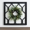 Kirkland's Home Eucalyptus Wreath Trellis Plaque- Wall Plaques