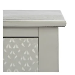 Kirkland's Home Evelina Textured Single Drawer Accent Table- Accent & End Tables