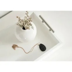 Kirkland's Home Evelyn Narrow Decorative Tray- Decorative Trays
