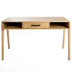 Kirkland's Home Everett Mango Wood Desk- Office Furniture