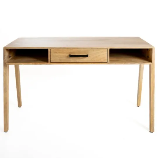Kirkland's Home Everett Mango Wood Desk- Office Furniture