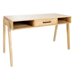 Kirkland's Home Everett Mango Wood Desk- Office Furniture