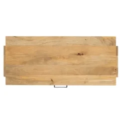 Kirkland's Home Everett Mango Wood Desk- Office Furniture