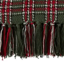 Kirkland's Home Evergreen Forest Plaid Cotton Throw- Blankets & Throws