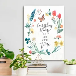 Kirkland's Home Everything Blooms Canvas Art Print- Canvas Art