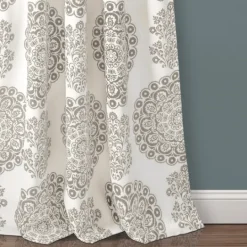 Kirkland's Home Evie Medallion Curtain Panel Set, 95 In.- Curtains & Drapes