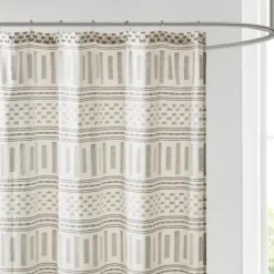 Kirkland's Home Eyelash Fringe Shower Curtain- Shower Curtains