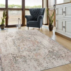 Kirkland's Home Faded Turkish Indoor/Outdoor Area Rug, 5X7- Outdoor Rugs