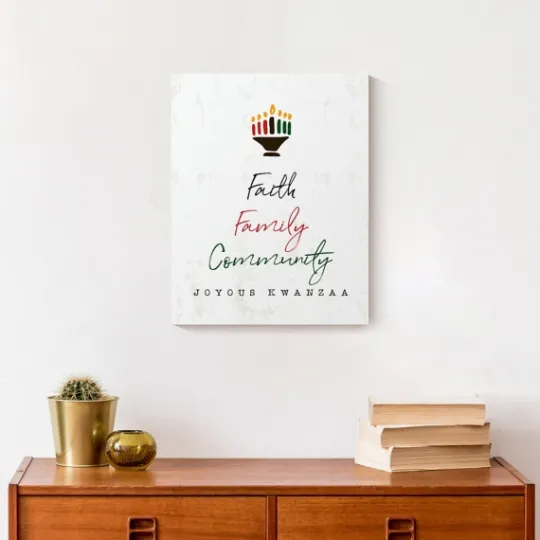 Kirkland's Home Faith Family Kwanzaa Wall Plaque- Wall Plaques