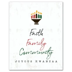 Kirkland's Home Faith Family Kwanzaa Wall Plaque- Wall Plaques