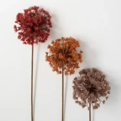 Kirkland's Home Fall Queen Anne'S Lace Orb Stems, Set Of 3- Stems & Bouquets