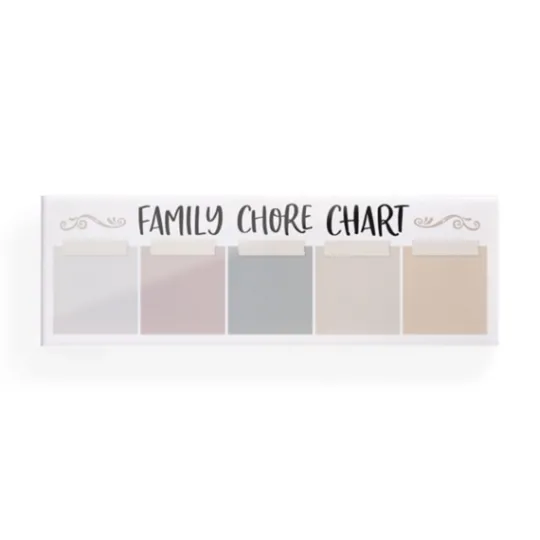 Kirkland's Home Family Chore Acrylic Dry Erase Board- Wall Storage
