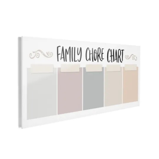 Kirkland's Home Family Chore Acrylic Dry Erase Board- Wall Storage