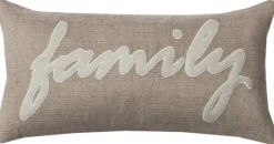 Kirkland's Home Family Jute Accent Pillow- Pillows