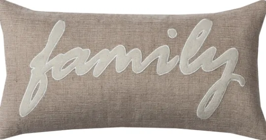 Kirkland's Home Family Jute Accent Pillow- Pillows