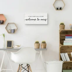 Kirkland's Home Family Story Canvas Art Print, 24X12 In.- Wall Quotes & Signs