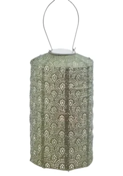 Kirkland's Home Fan Cylinder Hanging Led Outdoor Lantern- Outdoor Lighting