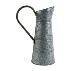 Kirkland's Home Farmhouse Galvanized Metal Pitcher- Vases