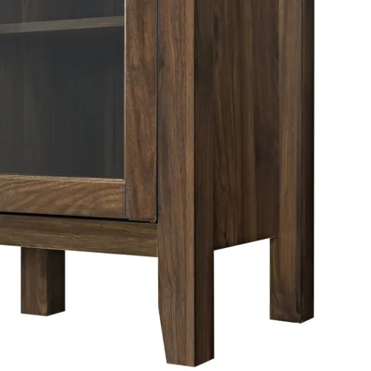 Kirkland's Home Farmhouse Highboy Dark Walnut Tv Stand- Tv Stands & Media Consoles