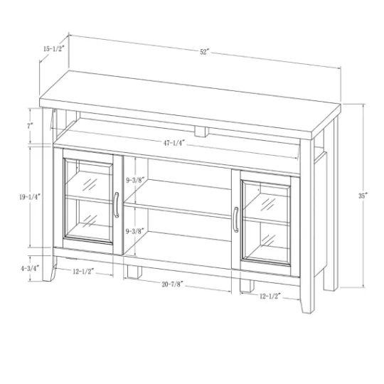 Kirkland's Home Farmhouse Highboy Dark Walnut Tv Stand- Tv Stands & Media Consoles