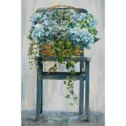 Kirkland's Home Farmhouse Hydrangeas Canvas Art Print- Canvas Art