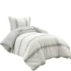 Kirkland's Home Farmhouse Stripe 2-Pc. Twin Xl Duvet Set- Duvets