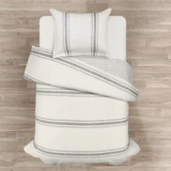 Kirkland's Home Farmhouse Stripe 2-Pc. Twin Xl Duvet Set- Duvets