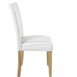 Kirkland's Home Farmhouse Stripes Highback Dining Chairs, Set Of 2- Dining Chairs