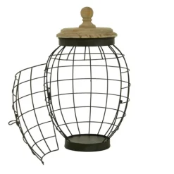 Kirkland's Home Farmhouse Wire Frame 2-Pc. Decorative Jar Set- Decorative Bowls & Jars
